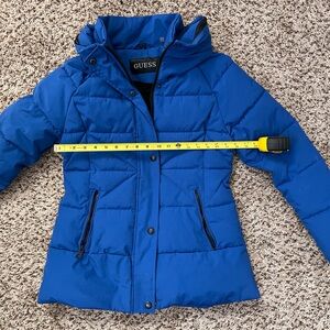 Vintage Guess Blue Puffer‎ Jacket size medium